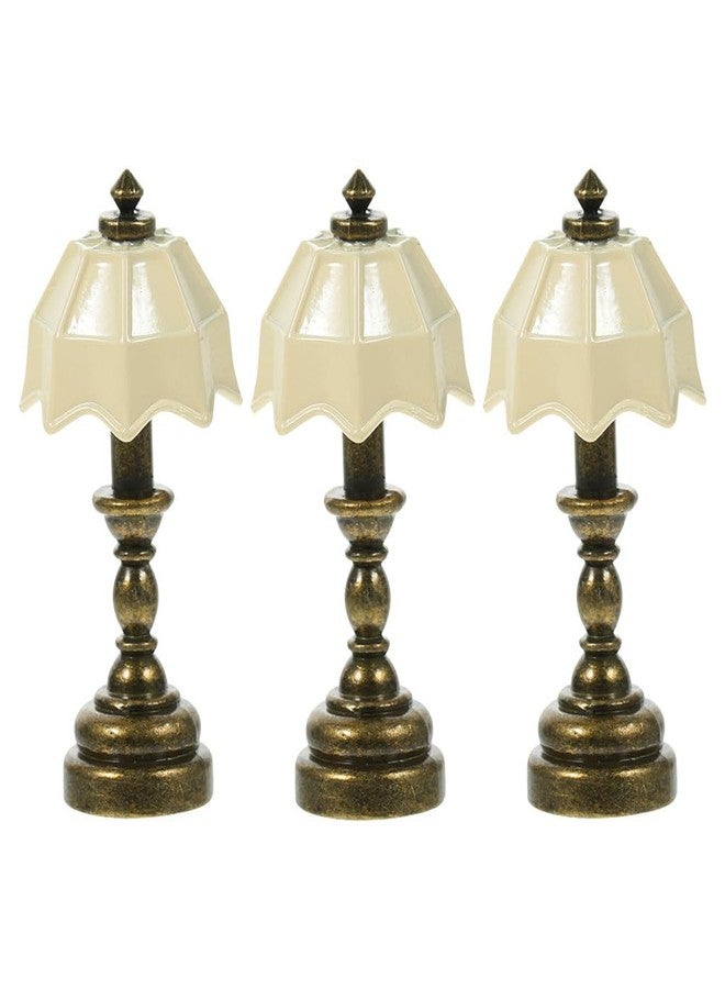 Toddmomy 3pcs Miniature Table Lamp Dollhouse Lights Doll House for House Decor for Craft and Photo Props - Image 1